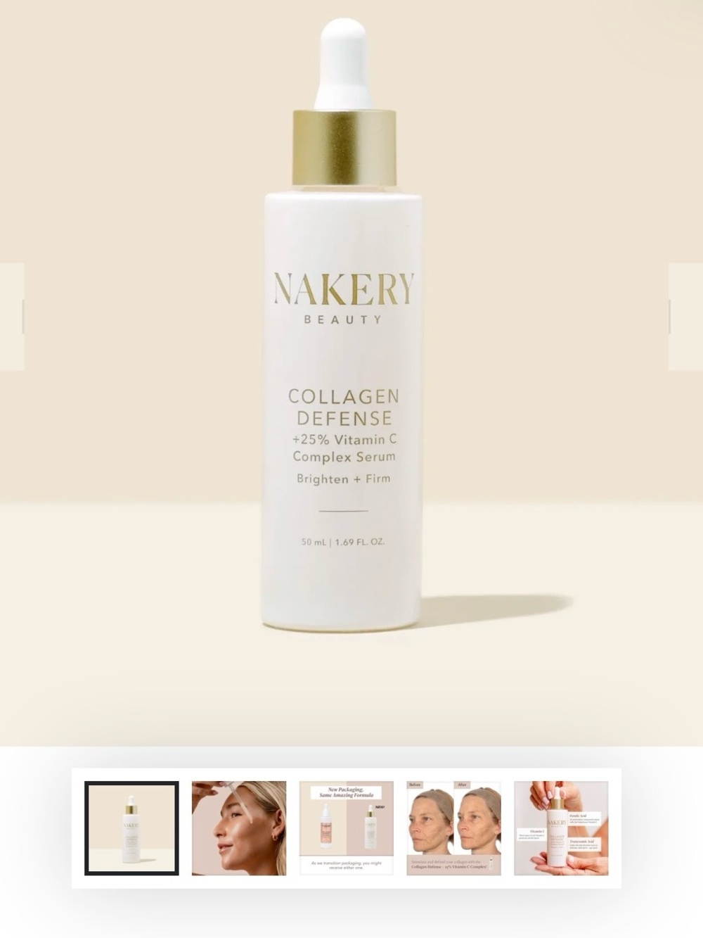 Nakery Beauty Collagen Defense Serum - Picture 2 of 3